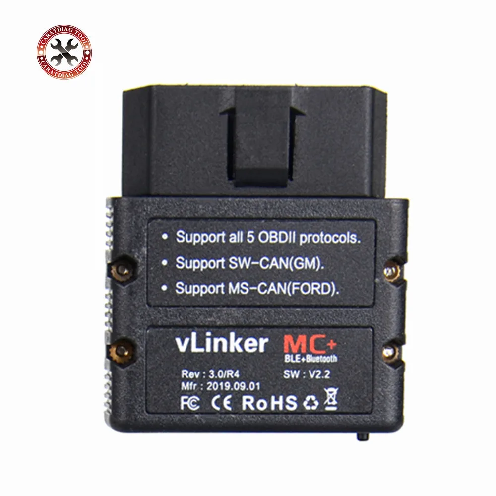 Автомобильный диагностический сканер Vgate vLinker MC + ELM327 Wi-Fi Bluetooth 4 0 для Android/IOS |