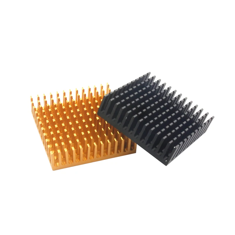 

2Pcs 40mm heatsink 40 x 40 x 10mm 11mm Aluminum CPU CPU Card Cooling Cooler Heat Sink Heatsink