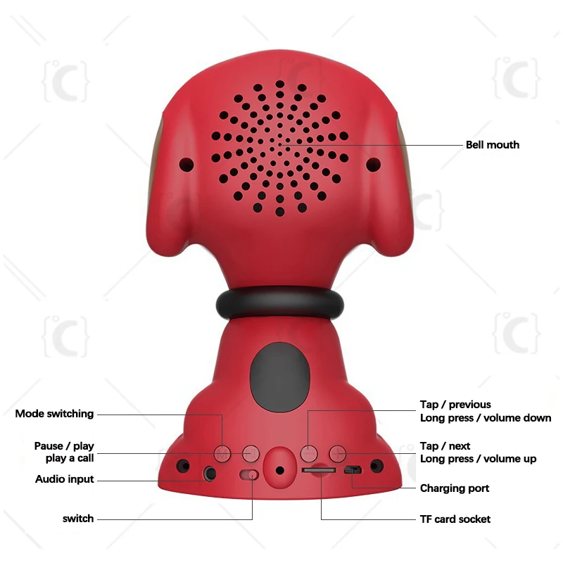 

Wireless Smart Speaker Music Box Radio Receiver In The Car Bluetooth Sound Portable Megaphone Mini Christmas Decorations 2021