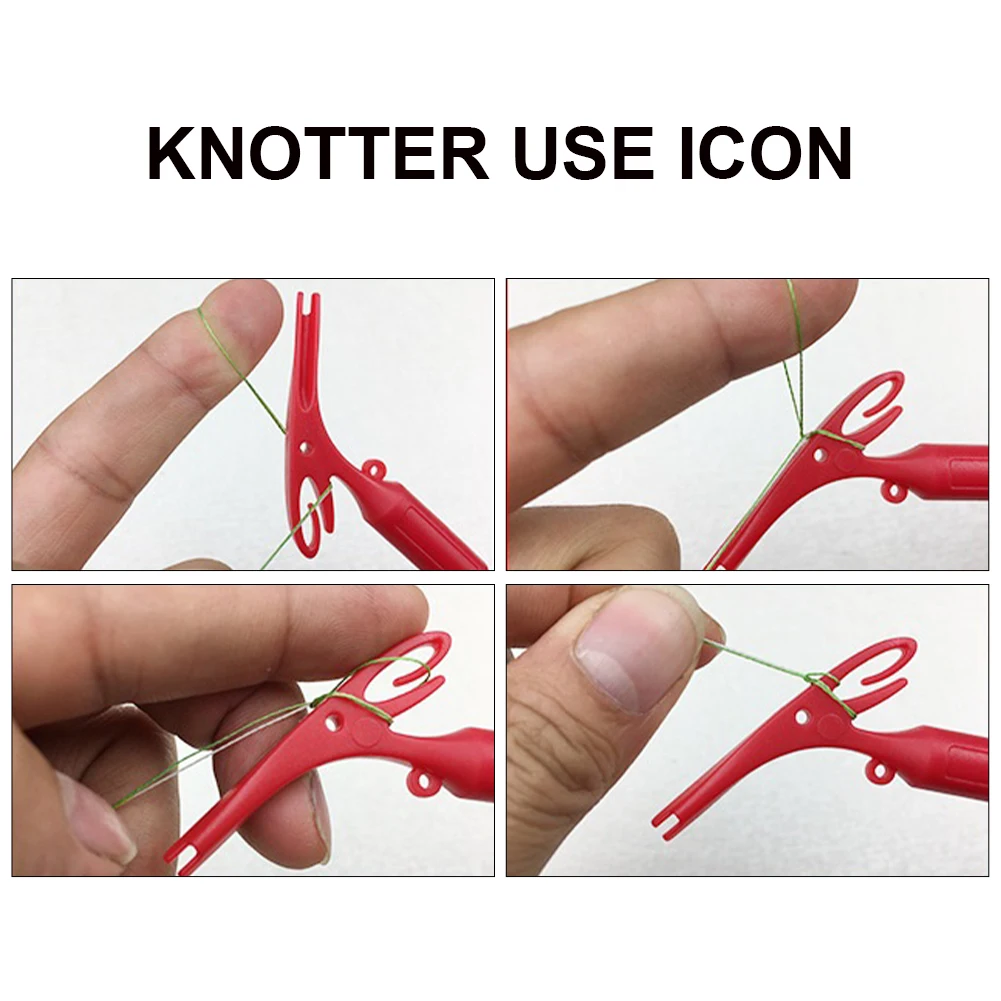 

Fishing Universal Fly Nail Knot Tying Tools Hook Remover Quick Knot Tying Loop Knot Tyer Tool and Carabiner Clip fishing tackle