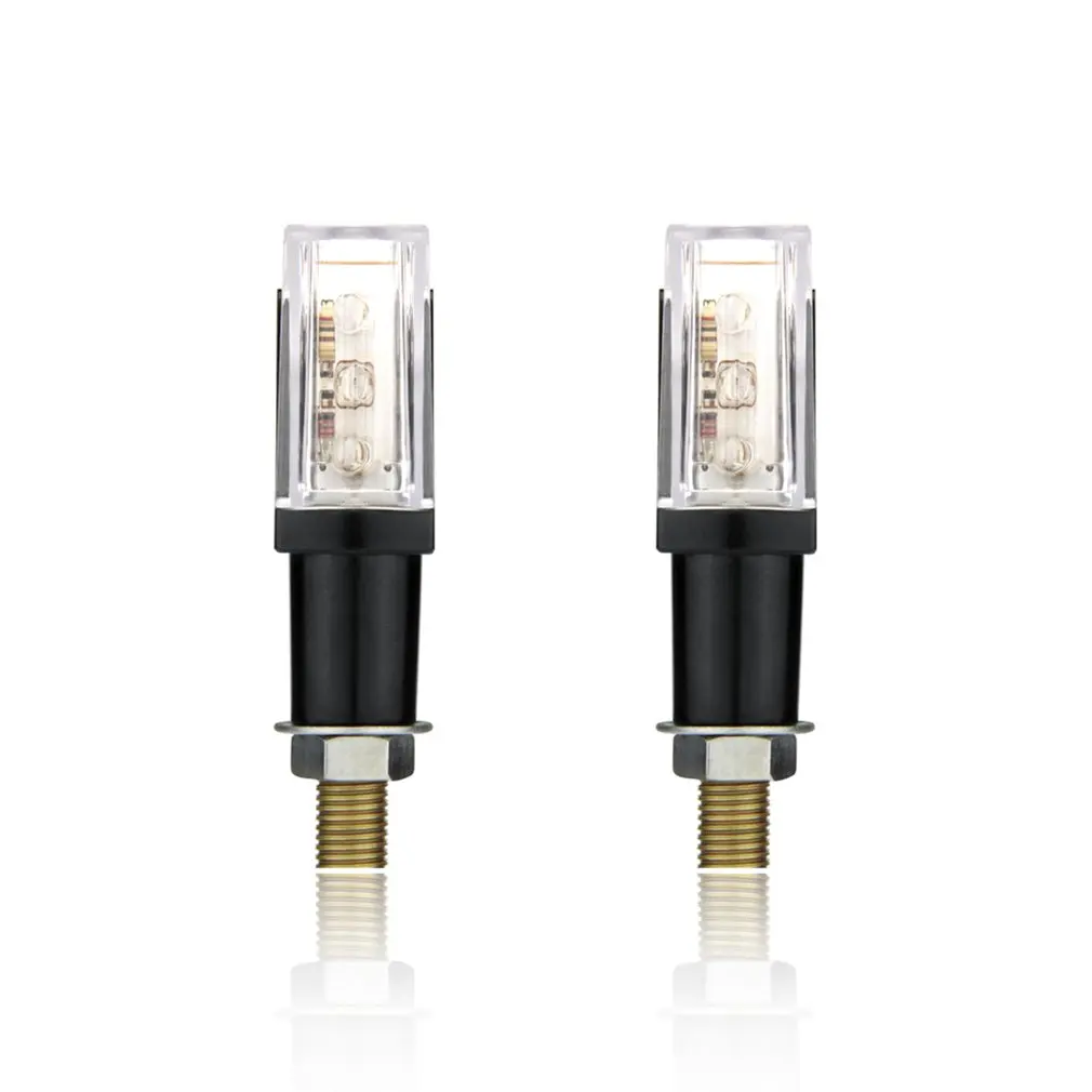 

2pcs 12V LED Motorcycle Turn Signals Lights Rear Blinker Indicator Tail Light For Honda For Suzuki For Kawasaki For Yamaha