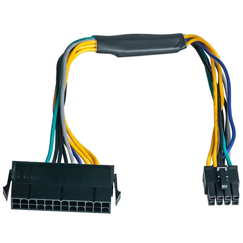 Блок питания ATX с 24 контактами на 8 для DELL Optiplex 3020 7020 9020 Precision T1700 12 дюймов (30