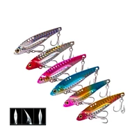 6colors 3d eyes metal vib blade lure 57 5131620g sinking vibration baits artificial vibe for bass pike perch fishing