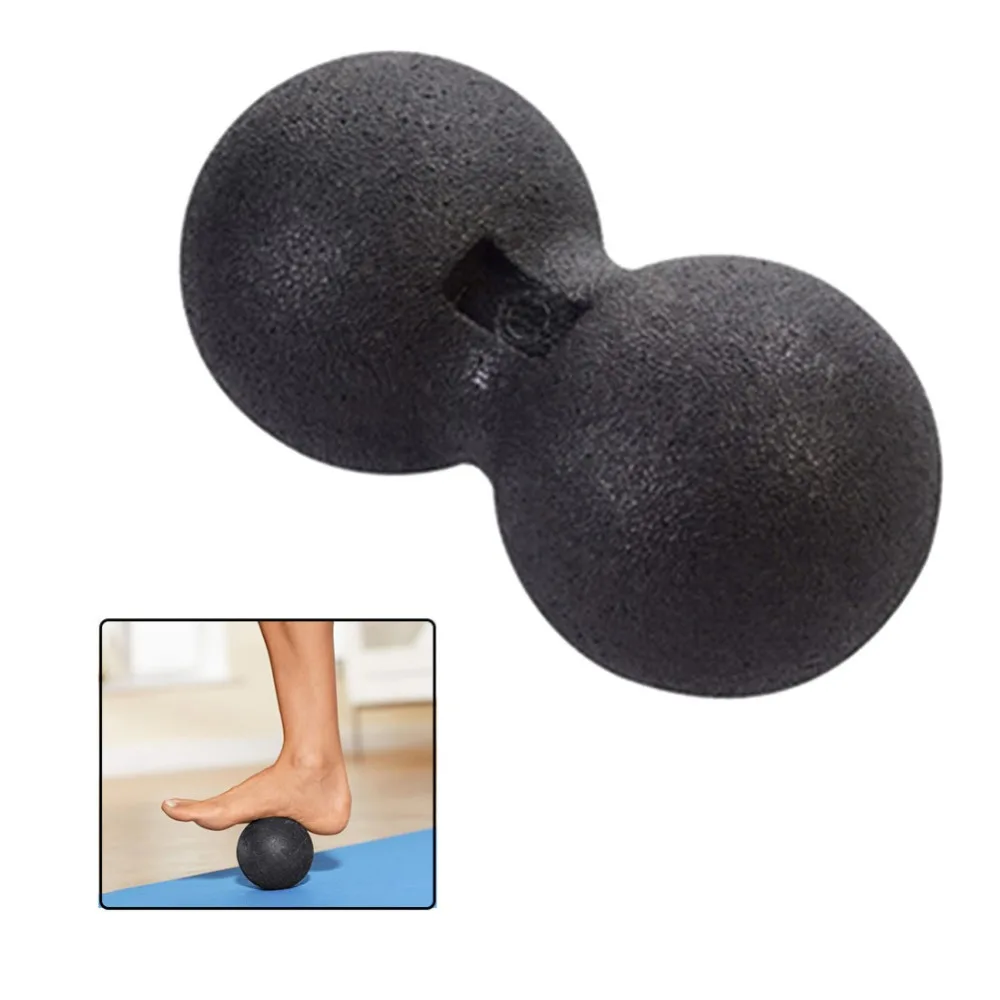 Горячий массажный мяч в форме арахиса реабилитационный для расслабления мышц