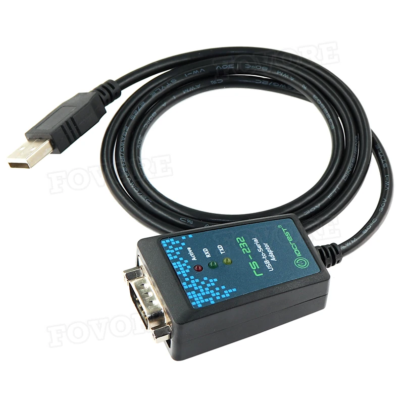 USB к RS232 COM порт Последовательный DB9 Pin кабель адаптер FTDI232 чипсет для Windows 7 8 1 XP Vista Mac