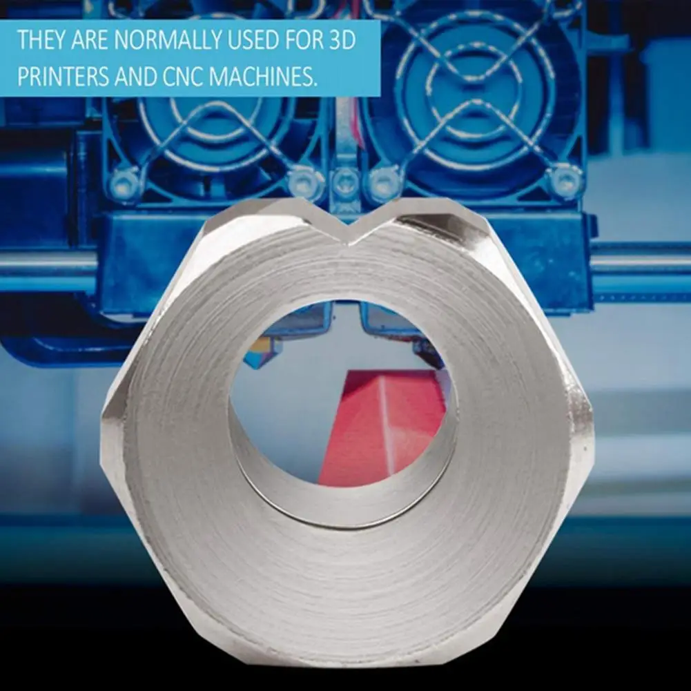 1 шт. гайка для 3d печати Никелированная Шестигранная Эксцентриковая колонка из