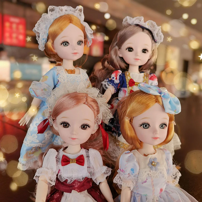 

31CM BJD Doll For Girls 23 Movable Joints BJD Toys Electric Music Princess Dolls Makeup Dress Up DIY BJD Fashion Suit Beautiful