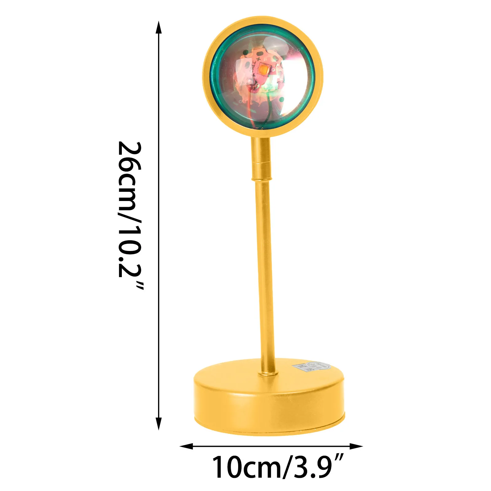 

New Rainbow Light Sunset Projection Lamp Background Wall Decoration Colorful Lights Decoration Accessories clairage domestique