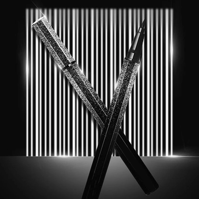 

Hot Waterproof 2mm Black Eyeliner Pen Sweatproof Brown Liquid Eyeliner Quick Drying Cosmetics for Makeup t6