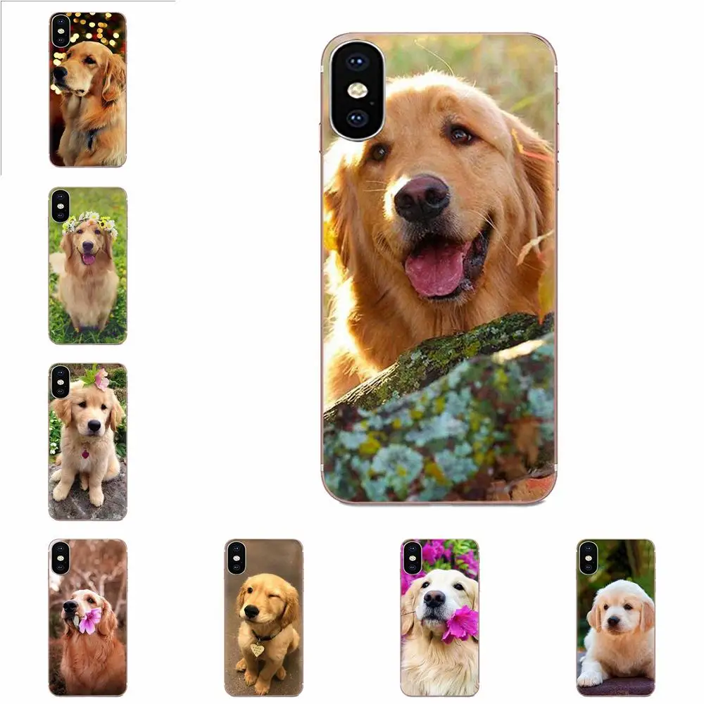 Мягкие сумки для сотовых телефонов золотистый ретривер мультяшная собака Xiaomi Mi3