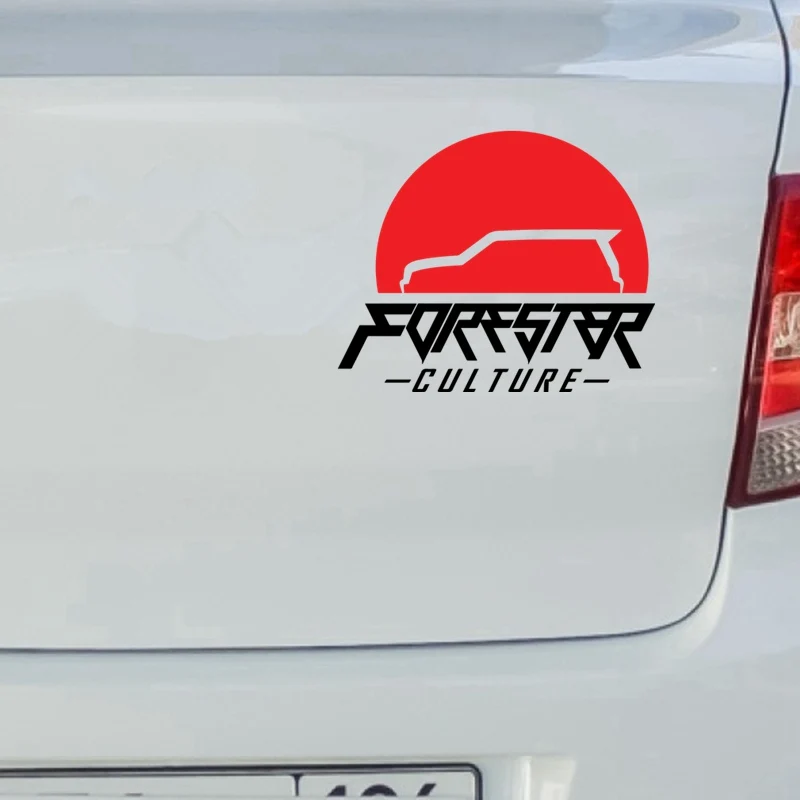 Tri Mishki HZX1063 #15x18 2 см Forester культуры забавная наклейка для автомобилей виниловые