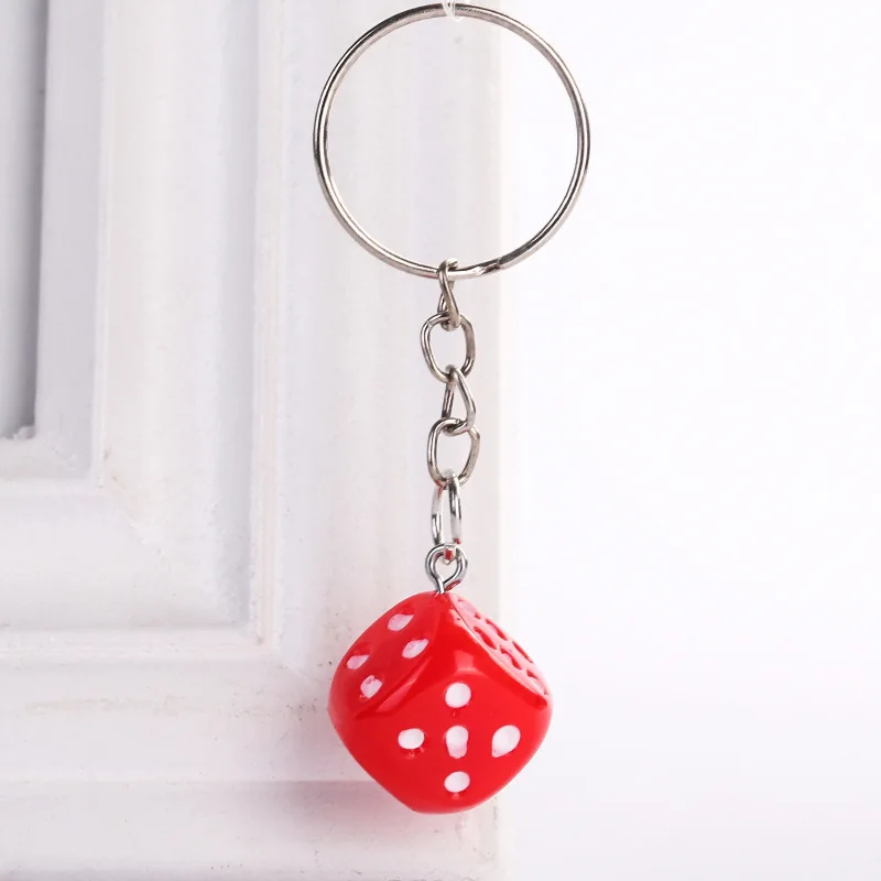 Креативный брелок для ключей аксессуары безделушка разноцветные кости кольцо