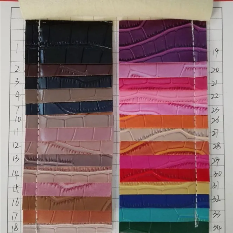 Оптовая продажа 10 ярдов рулона ПВХ крокодиловая кожа Крокодиловая Кожа