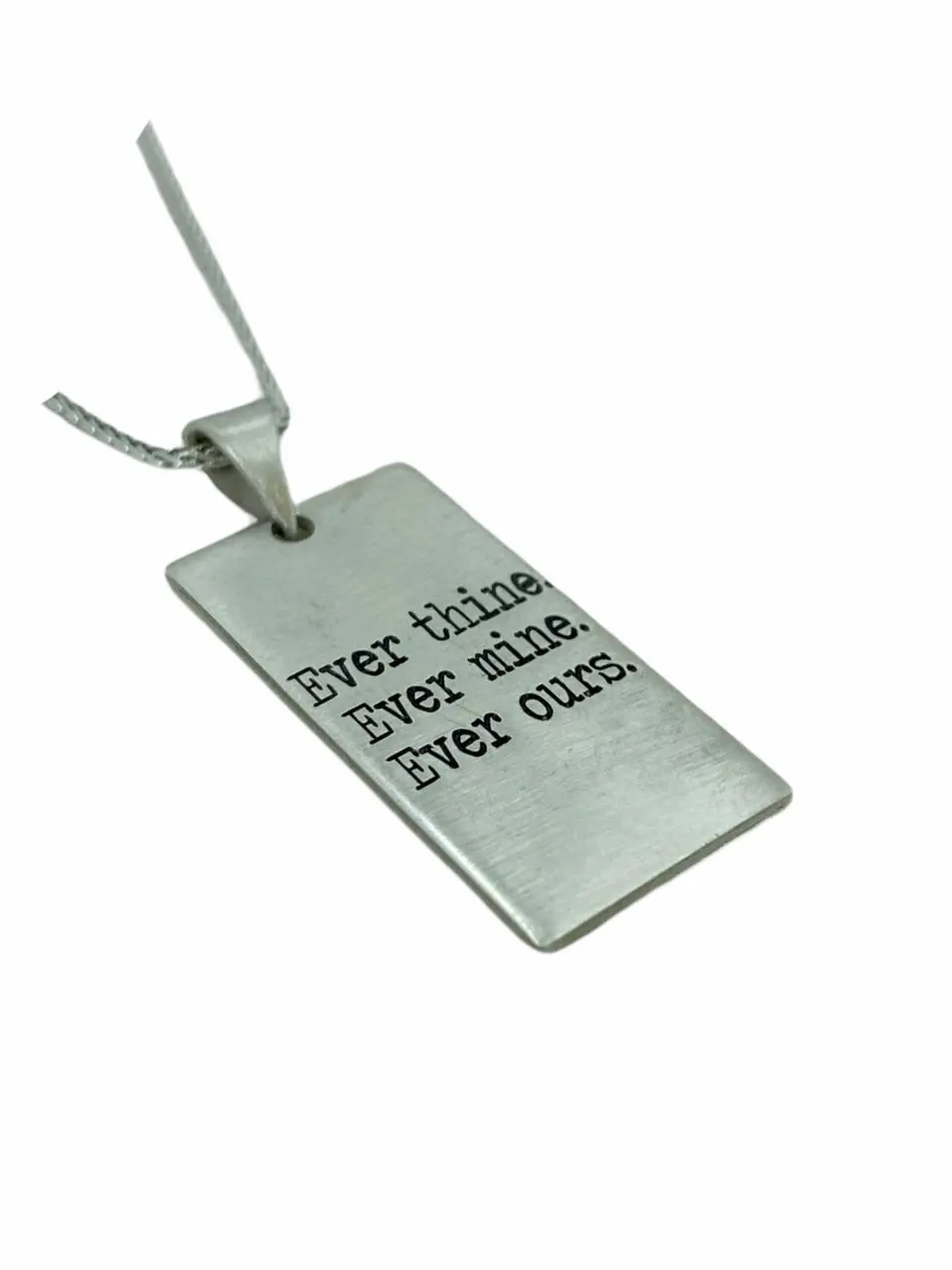 

Ever Thine,Ever Enamel, Ever Ours Design 925 Sterling Silver Necklace