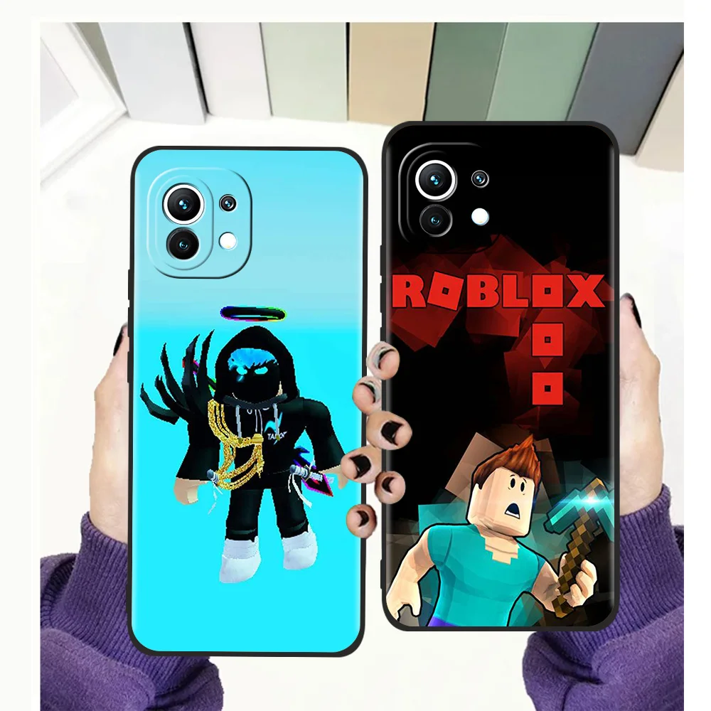 

Hot Robloxes Game Phone Case for Xiaomi Poco F3 X3 X4 GT NFC M3 Mi 9T 11 Ultra 11X 11i Note 10T Pro Lite 5G Silicone Cover Coque