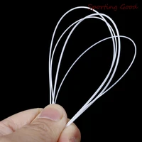 8pcs2set white durable nylon ukulele strings replacement part for 21 inch 23 inch 26 inch stringed instrument
