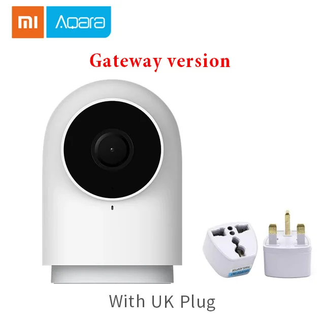 Smart G2 UK Xiao mi Aqara умная камера G2 шлюз версия беспроводной настенный выключатель Умный дом настенная розетка mi датчик двери окна датчик человеческого тела - Цвет: Smart G2 UK