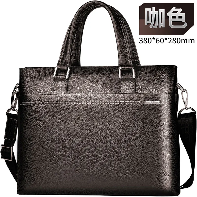 Men's Bag Business Cattle Leather Bag Shoulder Bag Messenger Bag Men's Handbag Genuine Leather Men's Briefcase Backpack