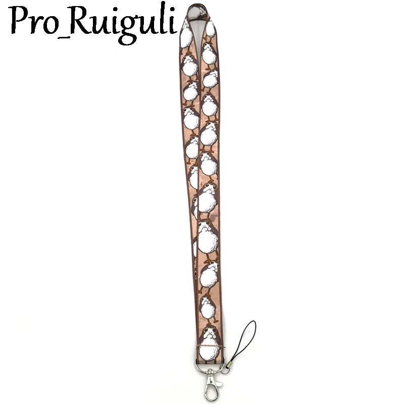 Порг Пингвин шейный ремешок брелок мобильный телефон ремень держатель значка