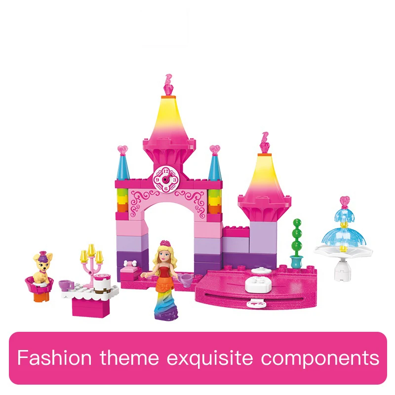 Оригинальный миниатюрный кукольный домик Барби мега-блок модные куклы игрушки