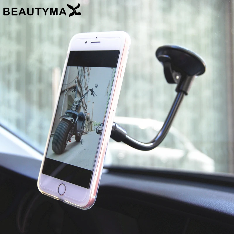 

RYWER Windshield Magnetic Car Phone Holder Strong Stand Mount Magnet Car Holder Free Hand Display Rotatable Car Holder