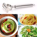 1 шт., Овощечистка для фруктов и овощей, удобная овощерезка из нержавеющей стали, нож для нарезания соломкой, Многофункциональные кухонные инструменты для приготовления пищи