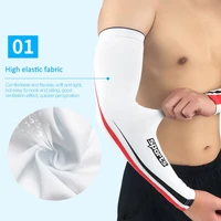 21pcs ice fabric breathable uv protection running arm sleeves fitness basketball elbow pad sport cycling outdoor arm warmers