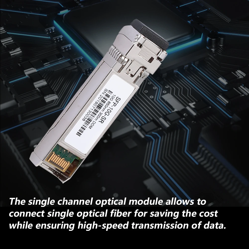 SFP 10G LR 10 ГБ/сек. 1310nm км DDM гигабитный одномодовый волоконно оптический