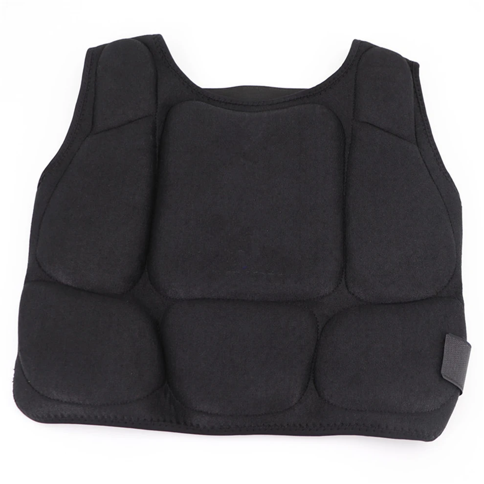 

Black Karate Chest Guards Body Protector Men Women Shield Pad for MMA KickBoxing Boxing Taekwondo Muay Thai Training Child Vest