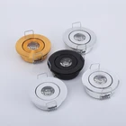 Приглушаемый 3 Вт мини круглый мощсветодиодный встраиваемый потолочный светильник, мини-лампы направленсветильник света для гостиной, кабинета, спальни