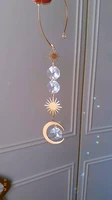 crystal sun catcher moons rainbow boho personalized customized gift crystal sun catcher for windows crystal light catcher