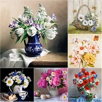 new 5d diy diamond painting butterfly scenery cross stitch flower diamond embroidery full square round drill manual home decor