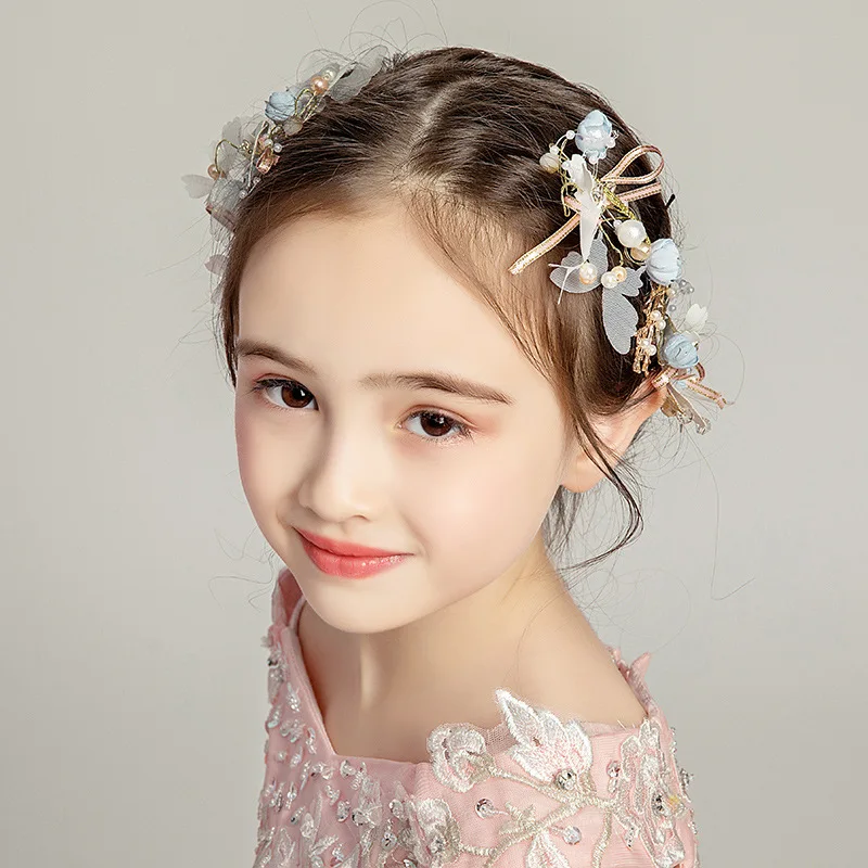 

Повязка на голову для девочек, с украшением в виде бабочки