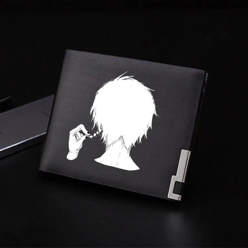 9 Японское аниме Токийский Гуль Kaneki Ken косплей мужской короткий кошелек студенческий модный кошелек из искусственной кожи кошелек мультфильм Id держатель для карт - Цвет: 9