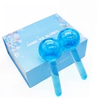 Лидер продаж, массажер для шариков с шариком для игры в хоккей, 2 шт.компл., энергетический хрустальный шар для красоты, продукты для ухода за кожей, охлаждающие шарики с шариком для лица