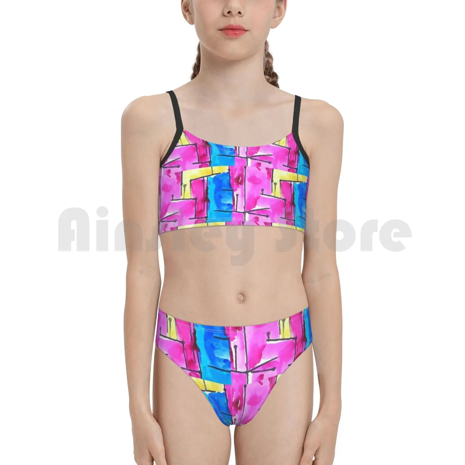 Безымянный 6 купальник бикини Мягкий Высокая Талия Oma умов через искусство Scripps |