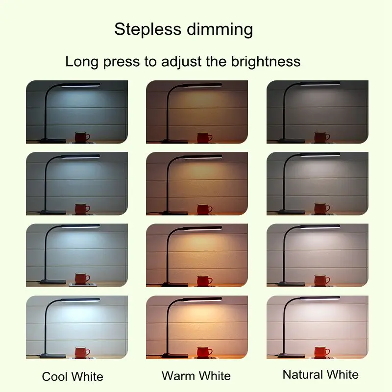 СВЕТОДИОДНЫЙ Гибкий Настольный светильник для защиты глаз с длительным сроком