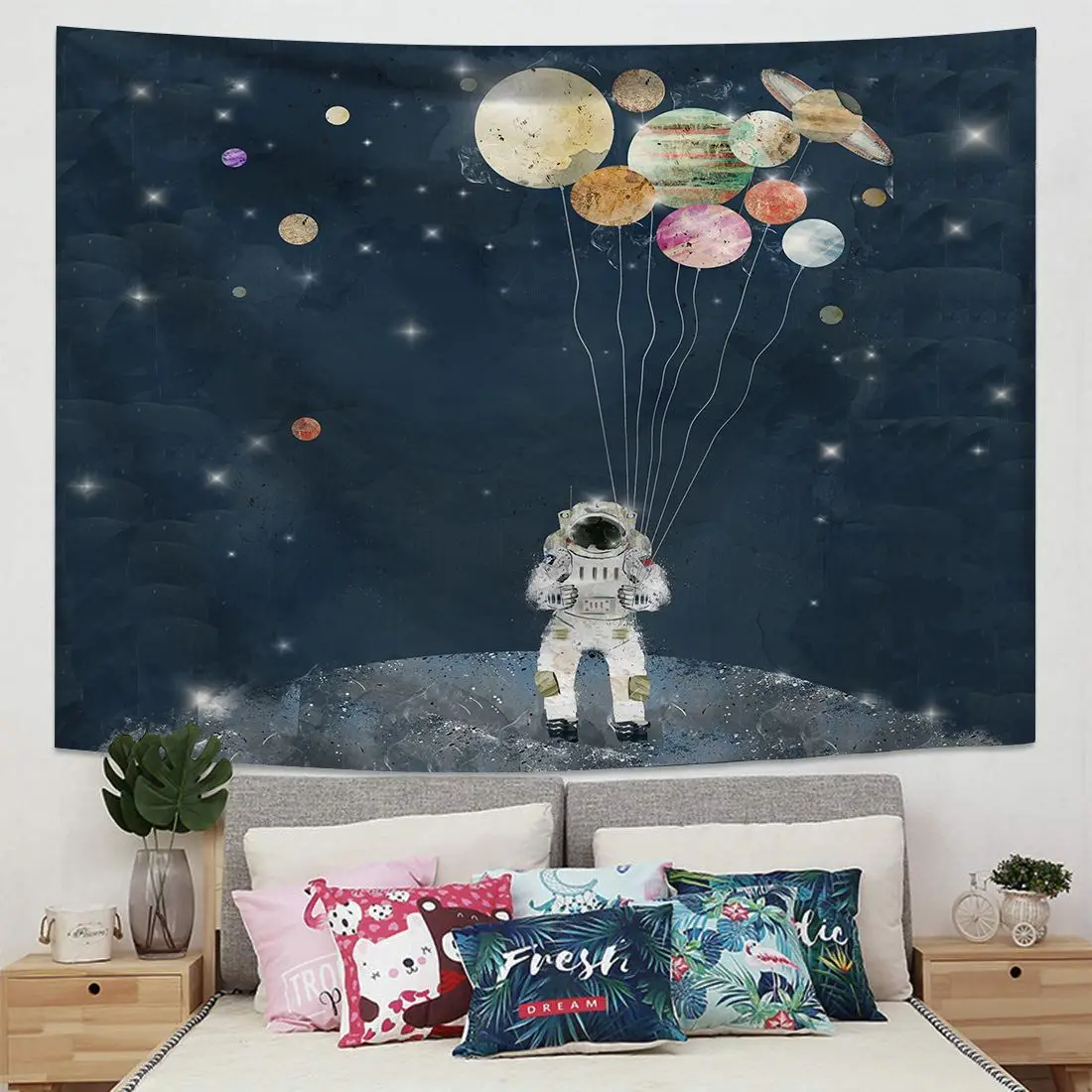 

Nordic Tapestries Home Bedside Decoration Background Cloth Wall Cloth Tapestries College Dormitory Decorative Printed Blankets