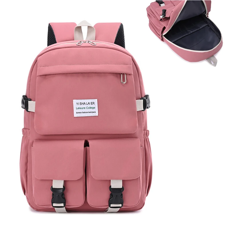 

School Bags for Student Large Capacity Backpack Schoolbag Female College Style Student Backpack 2021