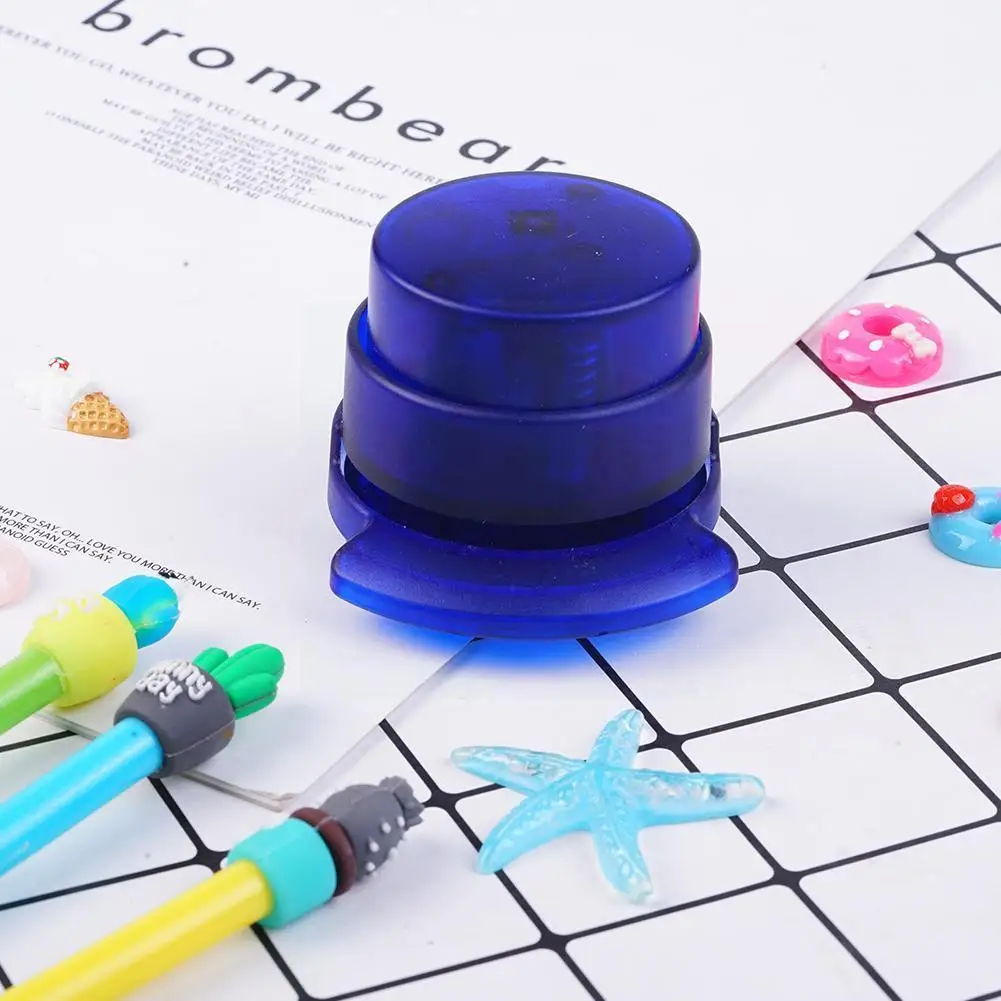 

Staple Free Stapler Mini Stapleless Stapler Paper Binding Paperclip School Punching Stationery Shipping Office Binder Drop C3v0
