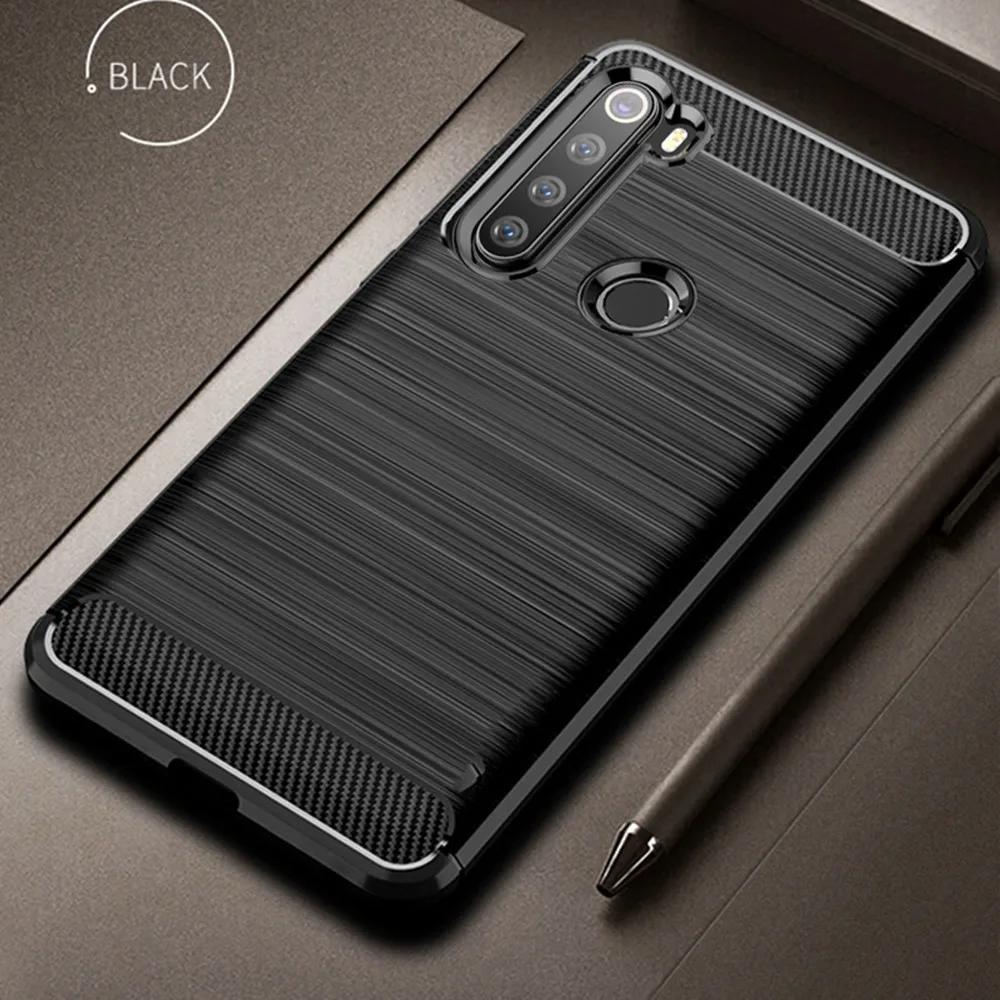 Чехол из углеродного волокна для Xiaomi Mi 10 Pro Note Lite бампер RedMi 9A 9C 9S 9 8 7 прочная