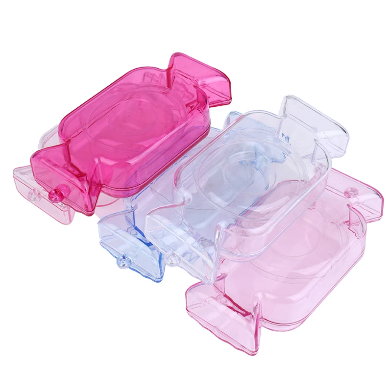 

1PCS New Design 3D False Eyelash Packaging Box Candy Shape Empty Acrylic Lash Package Case