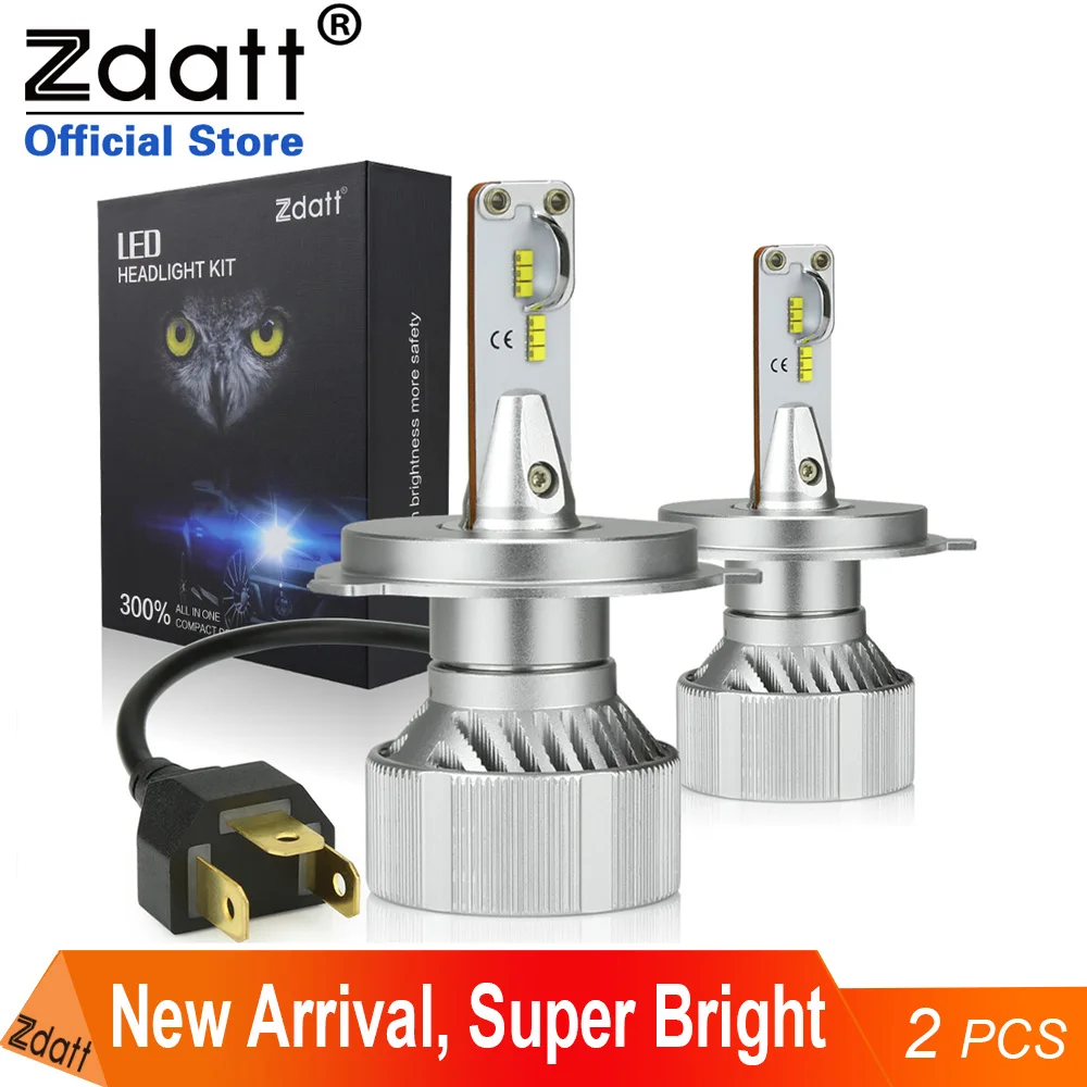 Автомобильная светодиодные лампы h4 led H1 9005 HB3 светодиодный светильник 9006 HB4