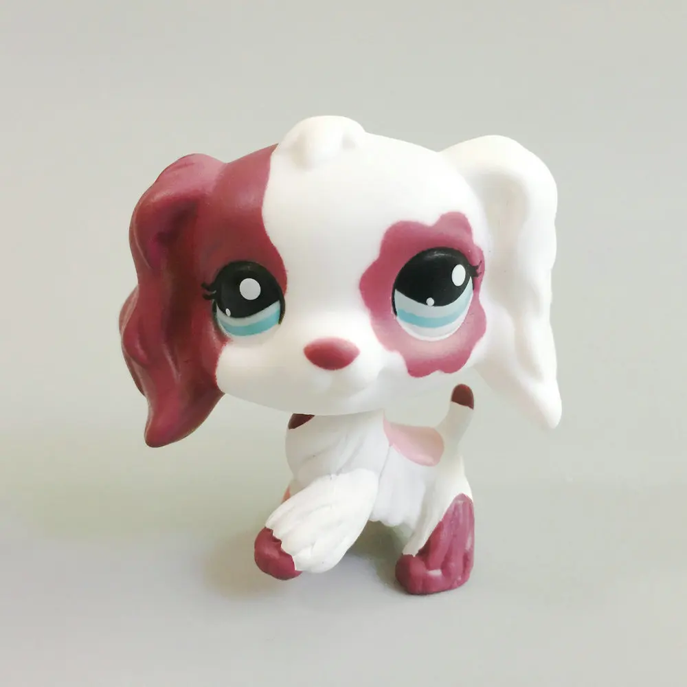 Littlest Pet OOAK Spaniel Собака Ручная роспись фигурка для ребенка игрушка в подарок N2600 |