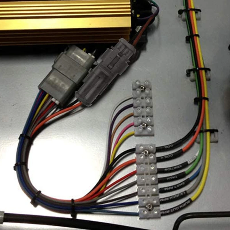Партиями по 5 комплектов 2 PIN Путь 20 - 16 AWG Водонепроницаемый разъем жгута IP 67 AMP