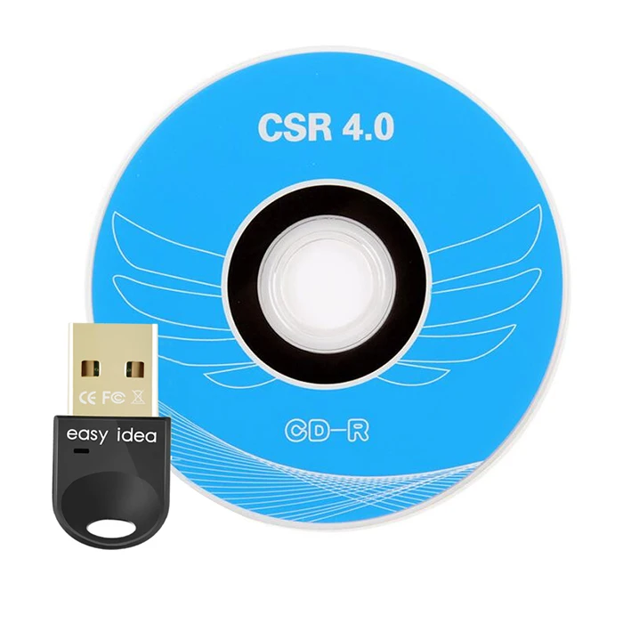 Black USB Bluetooth адаптер беспроводной Bluetooth ключ для компьютера PC 4,0 Blutooth адаптер микро Bluetooth приемник музыкальный передатчик - Цвет: Black
