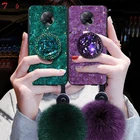 Роскошный блестящий чехол из золотой фольги с драгоценным камнем для Xiaomi Poco F3 F2 Pro X3 NFC 11 10 Pro Redmi Note 10 9S 8T 9 8 7 Pro Max 9T 9A 9C 8A, чехол