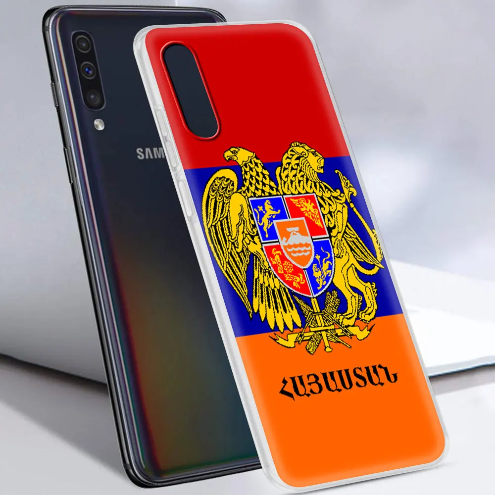 

Armenia Armenians Flag Capas For Samsung Galaxy A50 A70 A40 A30 A20 A10 Frosted Soft Phone Cases Coque A51 A20e A10e Fundas