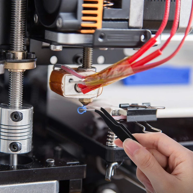 

36 Pieces 3D Printer Accessories Include 30 Pieces Printer Nozzles, 5 Pieces Cleaning Needles and 1Pieces Tweezers