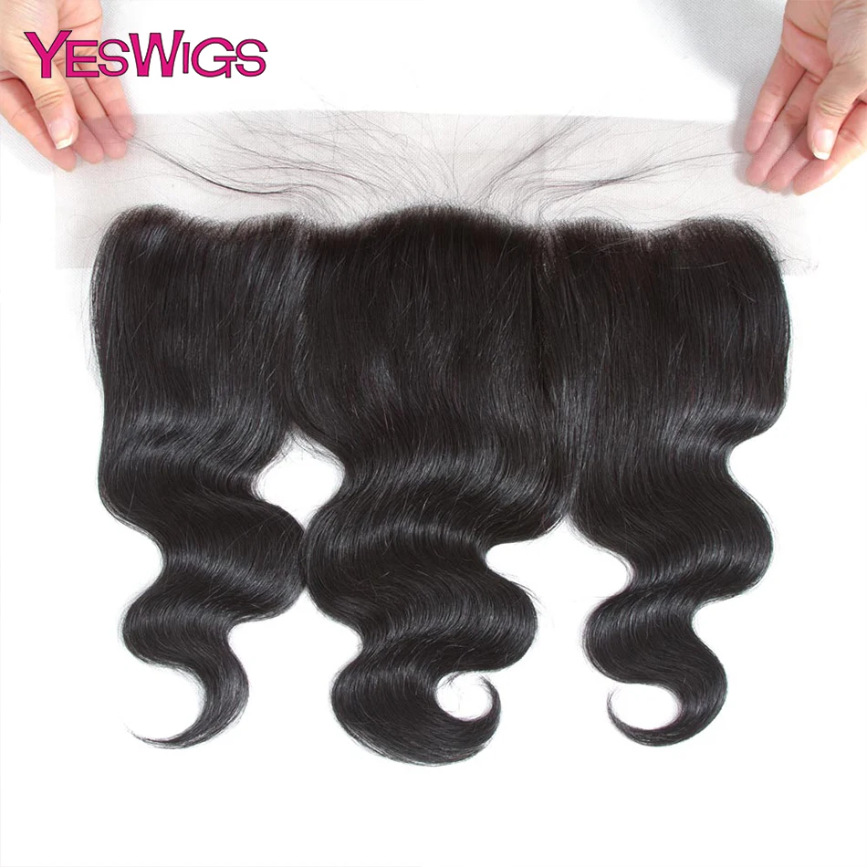 

Free Part 13x4 Hand-Made Remy Lace Closure Malaysian Human Hair Body Wave Lace Closure Pre Plucked With Baby Hair